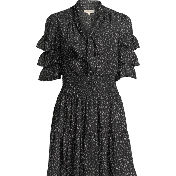 Rebecca Taylor cheetah print silk blend dress - Picture 5 of 5